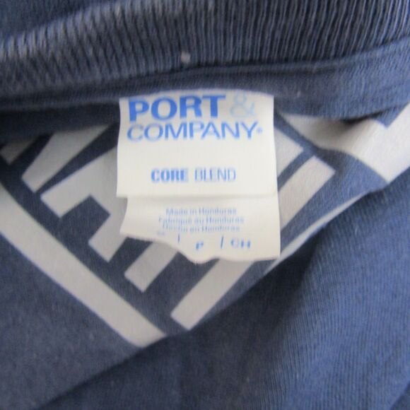 Port & Company Mens T-Shirt Blue Size S Short Sleeve Casual Graphic Tee - Picture 7 of 8